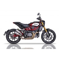 QD Exhaust Twin V-PERFORMANCE Exhaust for the Indian FTR 1200 (Flat Track Racer) (18-20 Euro 4 only)